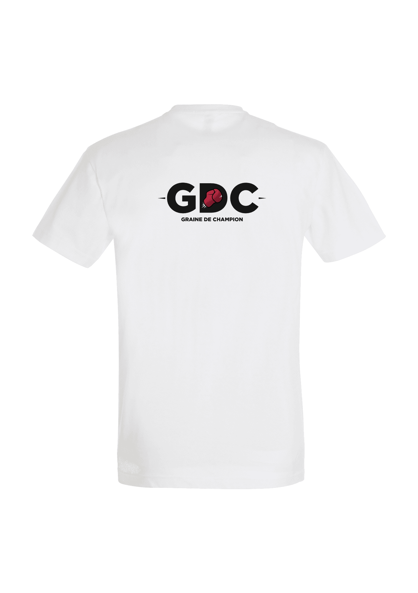 T-shirt Adulte Blanc 190g 001 Boxing Club Graine de Champion - GDC01-IMPERIALBLANCDOS