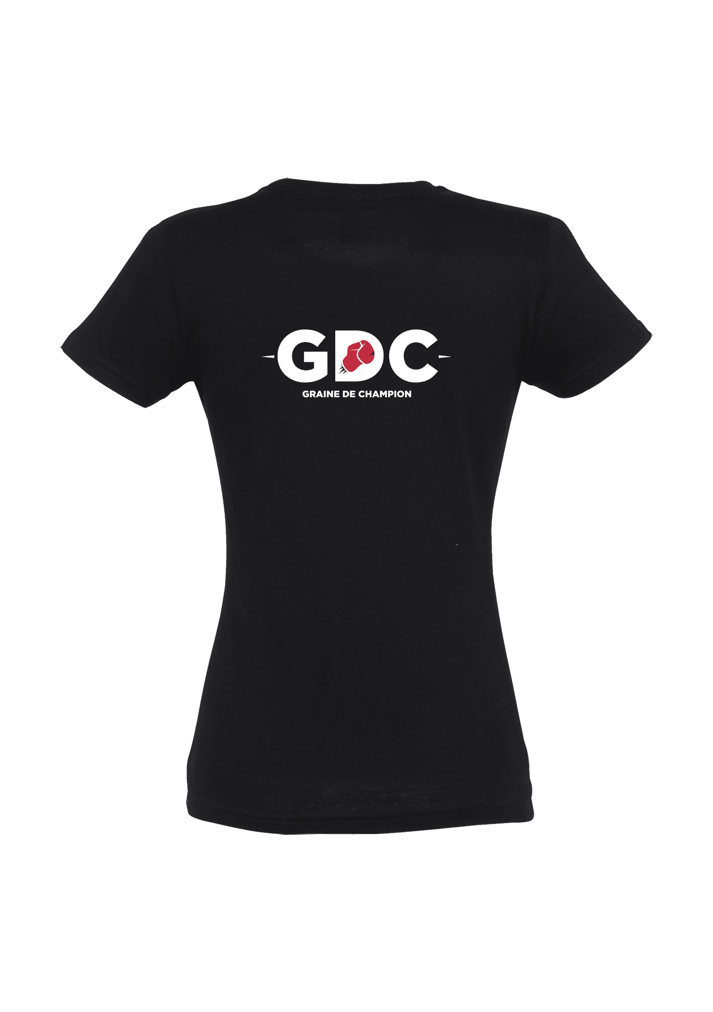 T-shirt Femme Noir 005 Boxing Club Graine de Champion - GDC05-IMPERIALFEMMENOIRDOS