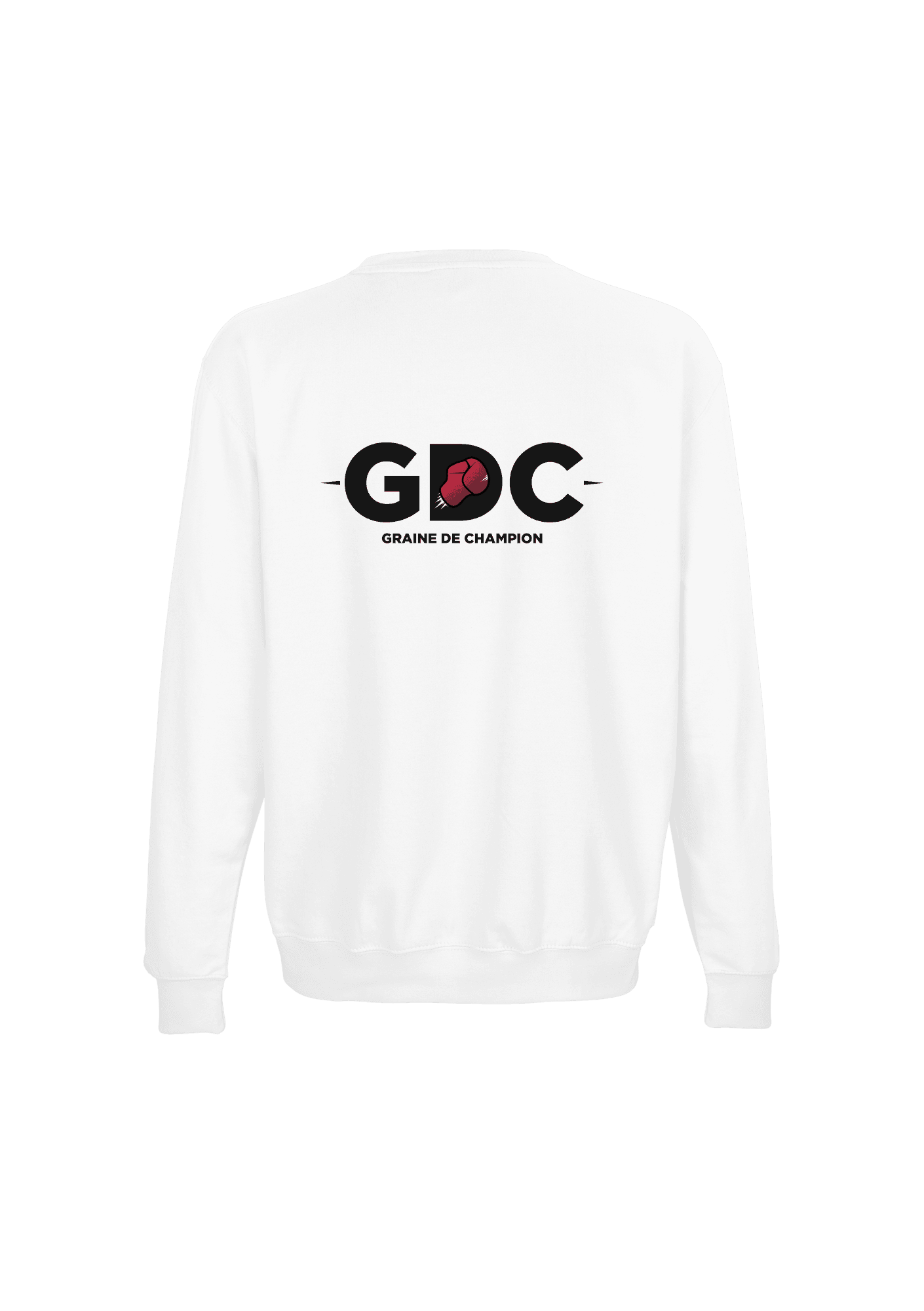 Sweat Adulte Blanc 007 Boxing Club Graine de Champion - GDC07-COLUMBIABLANCDOS