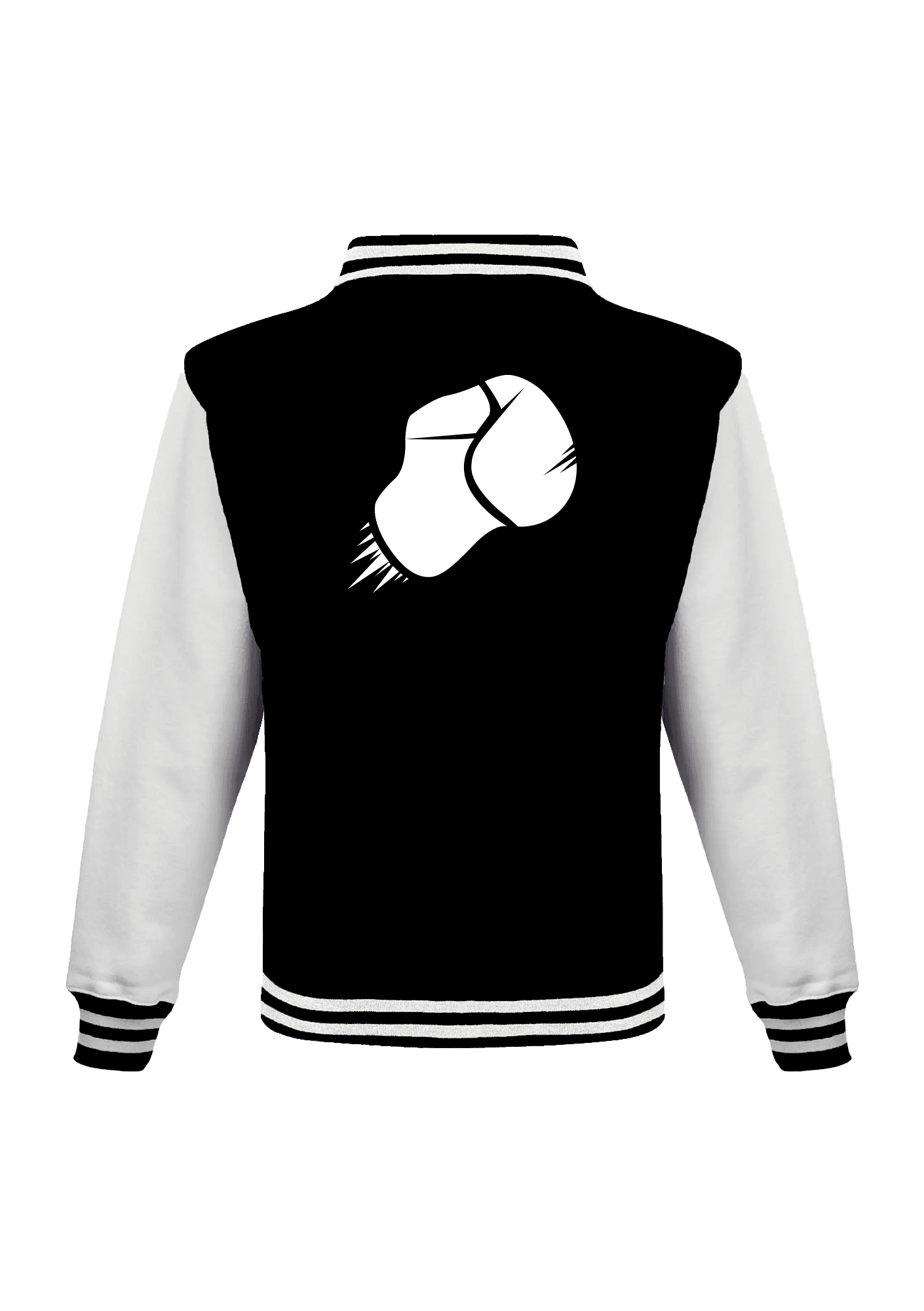 Veste teddy brodée noire et blanche 030 Boxing Club Graine de Champion - GDC30-TEDDYNOIRDOS